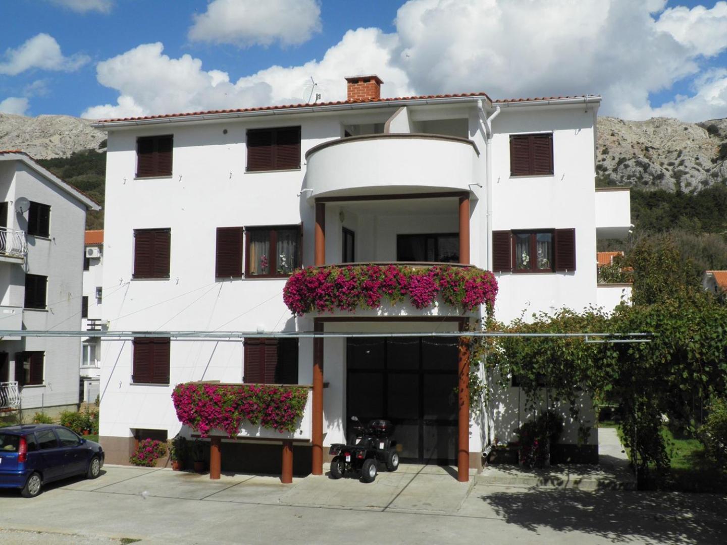 Apartments Grozdana Baška Exteriér fotografie